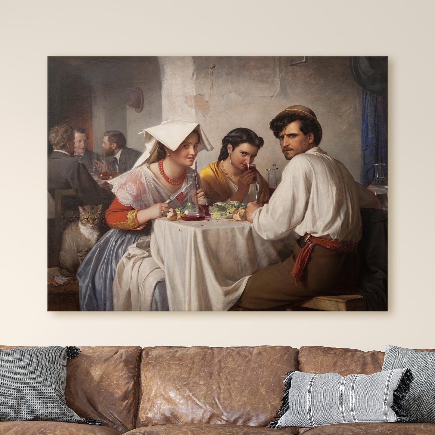 In a Roman Osteria by Carl Bloch