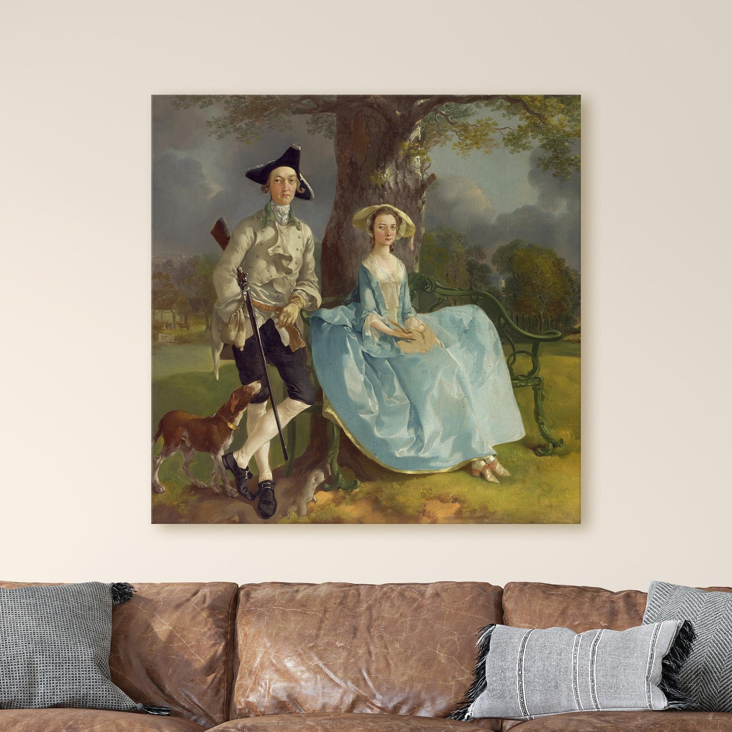 Mr and Mrs Andrews by Thomas Gainsborough