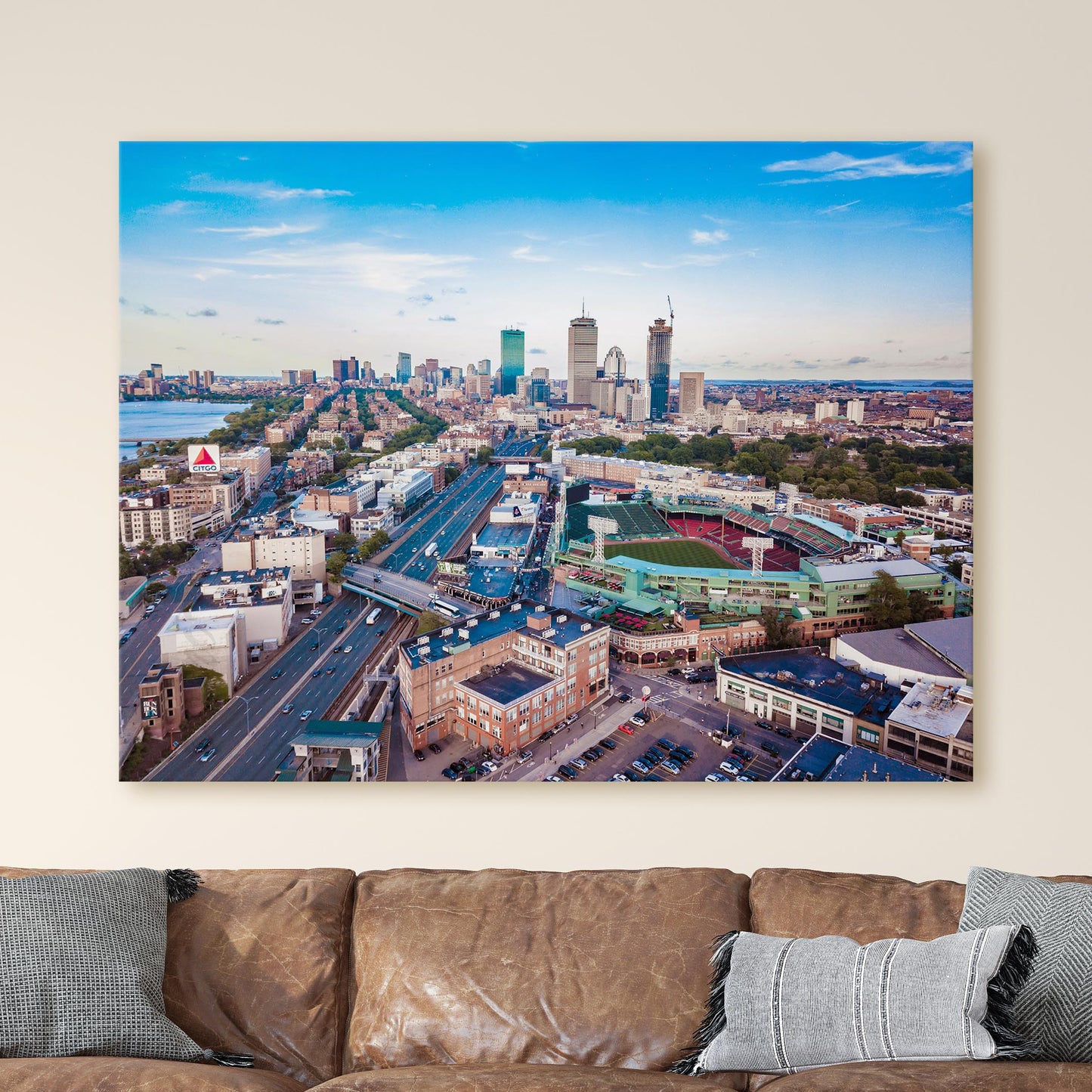 Fenway Park & Boston Skyline