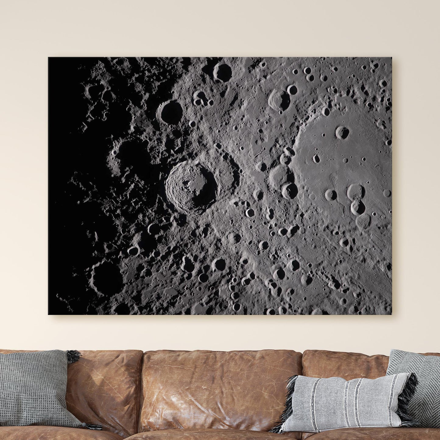 Artemis II - Shadows Across Vavilov Moon Crater (NASA Artemis 2 Mission)