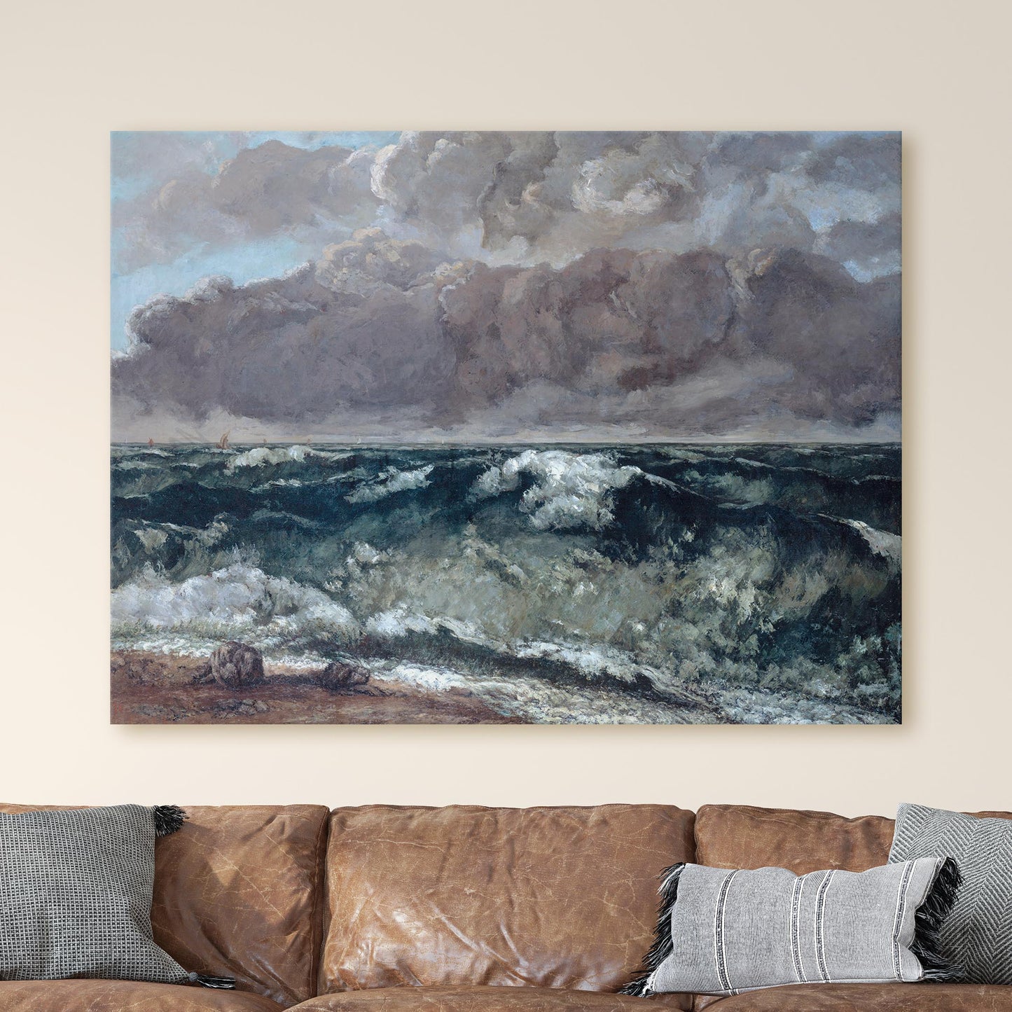 The Wave by Gustave Courbet