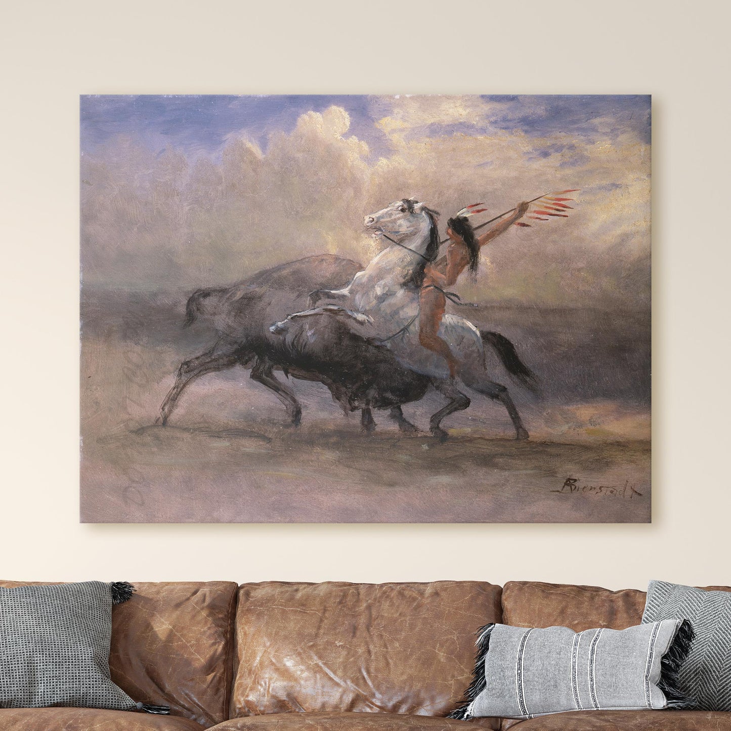 The Last of the Buffalo by Albert Bierstadt