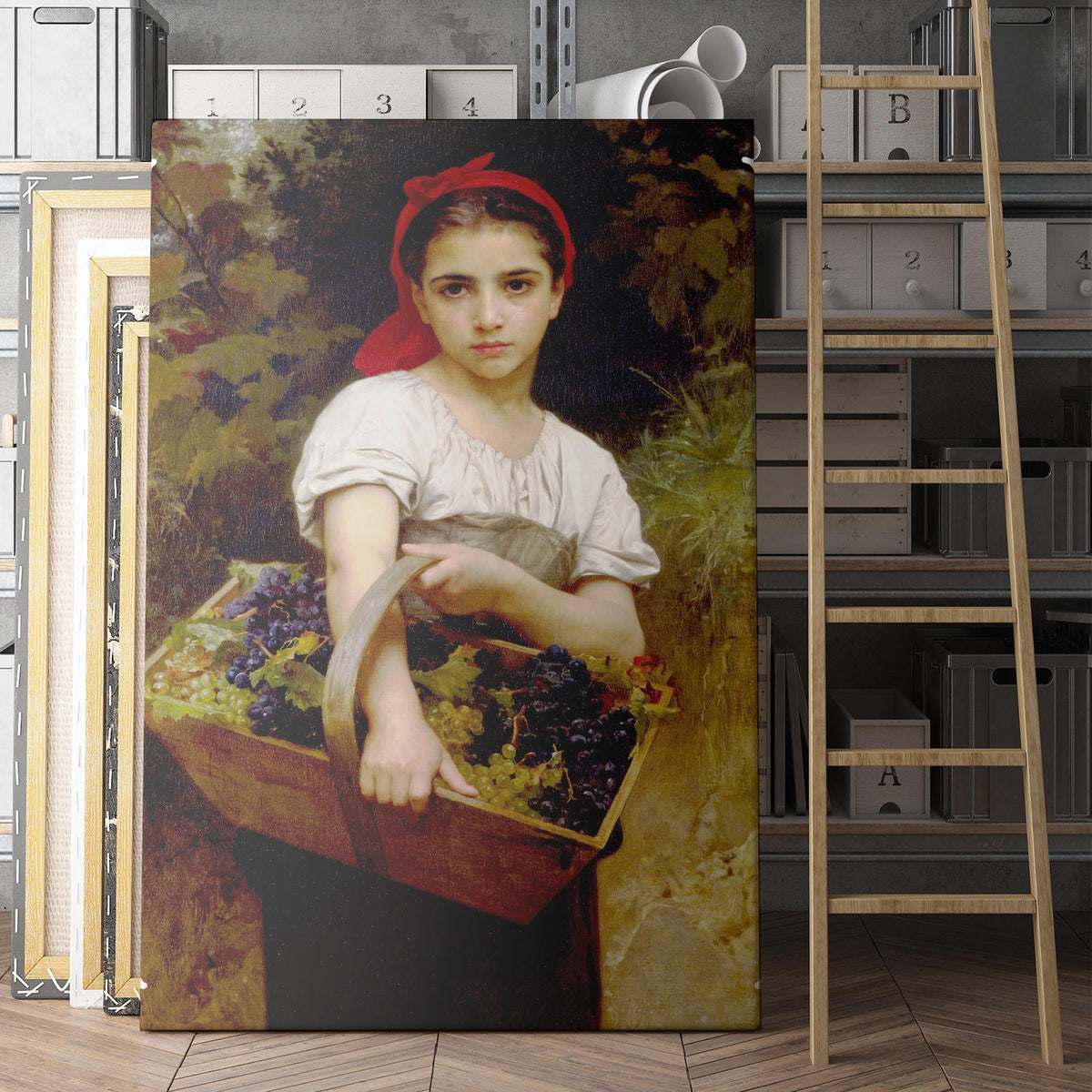 The Grape Picker - William-Adolphe Bouguereau