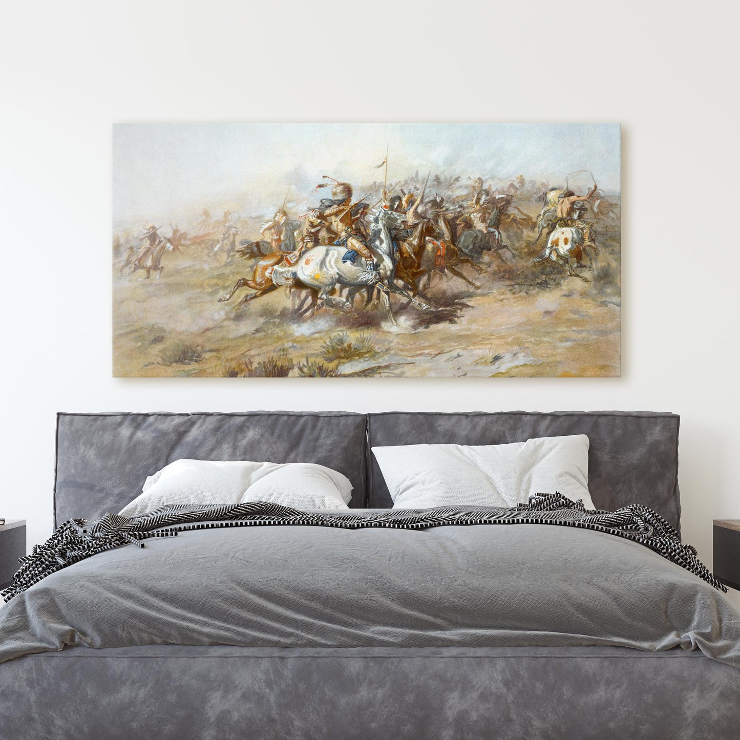 Battle of the Little Bighorn (1876) by Charles Marion Russell