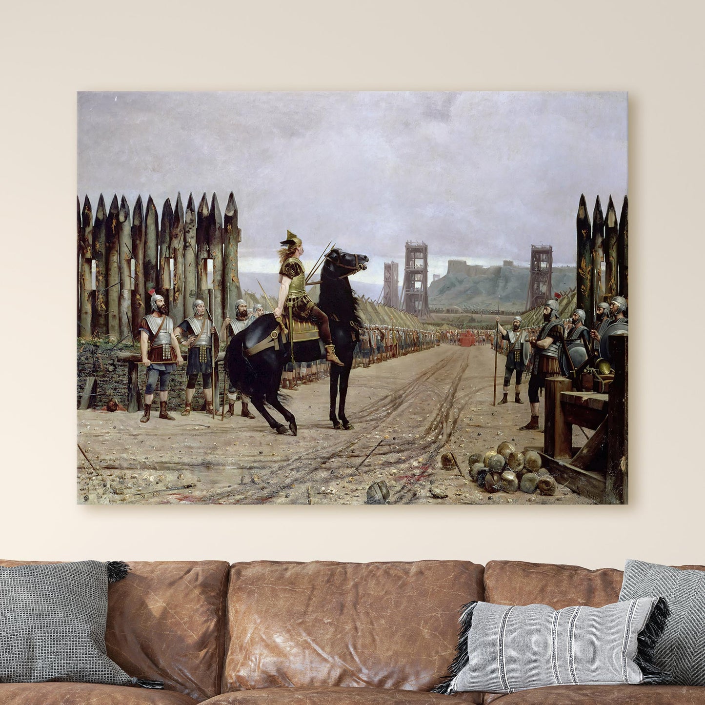 Vercingetorix Surrenders to Caesar (1886) - Henri-Paul Motte