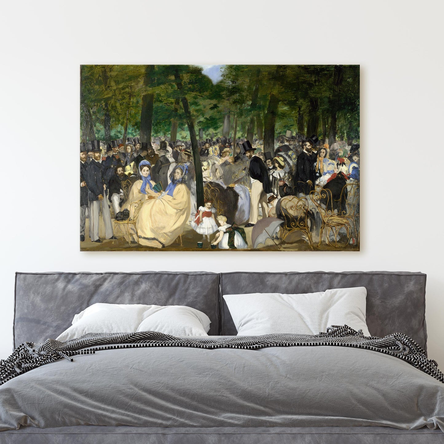 Music in the Tuileries (1862) by Manet