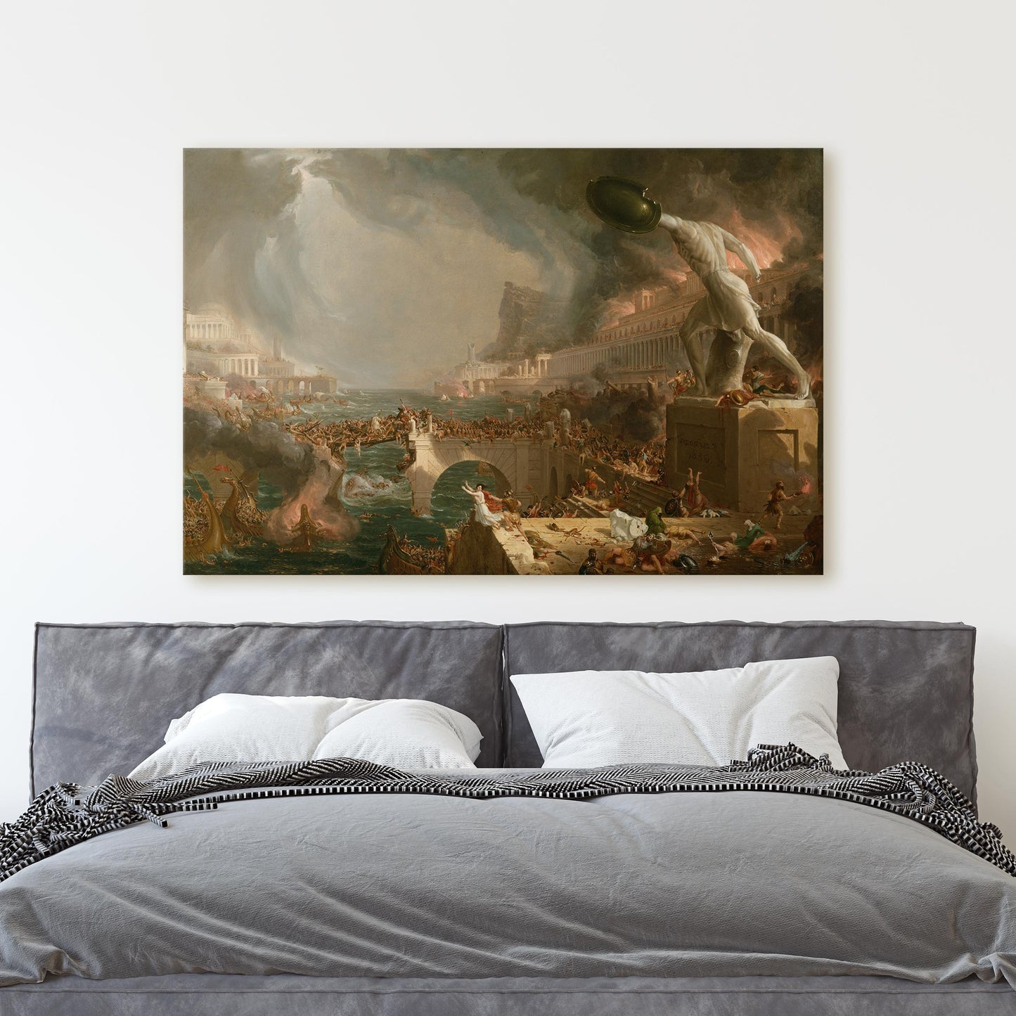 The Course of Empire - Destruction by Thomas Cole