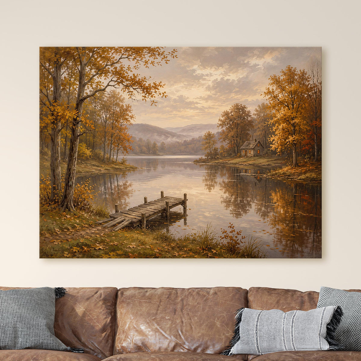 Autumn Lake Landscape