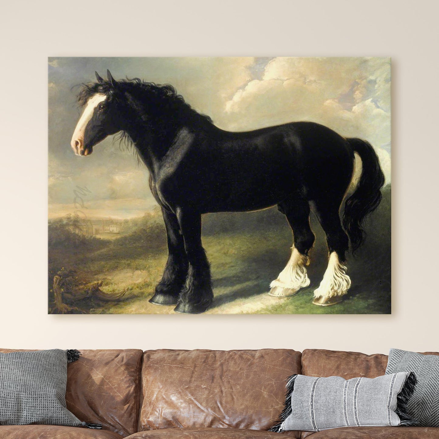 Old English Black Horse by William Shiels