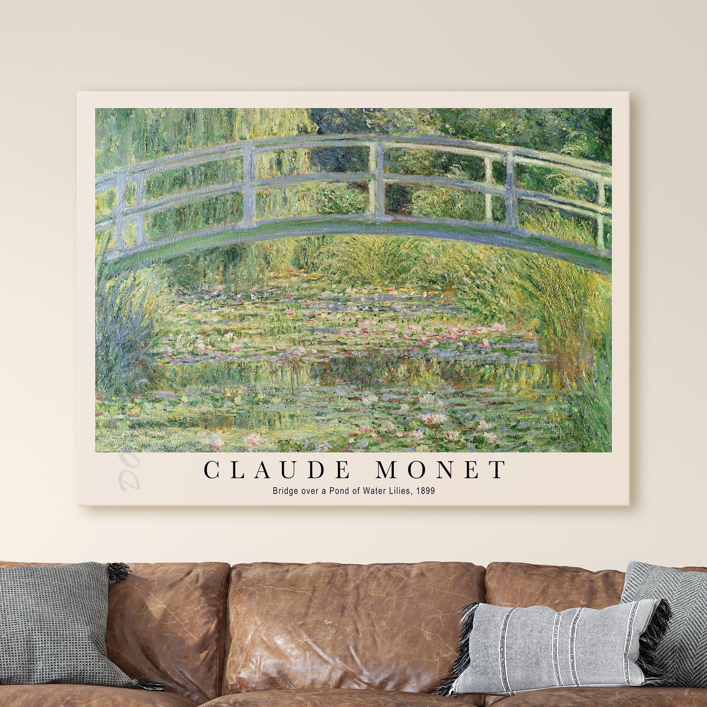 Claude Monet - Bridge over a Pond of Water Lilies