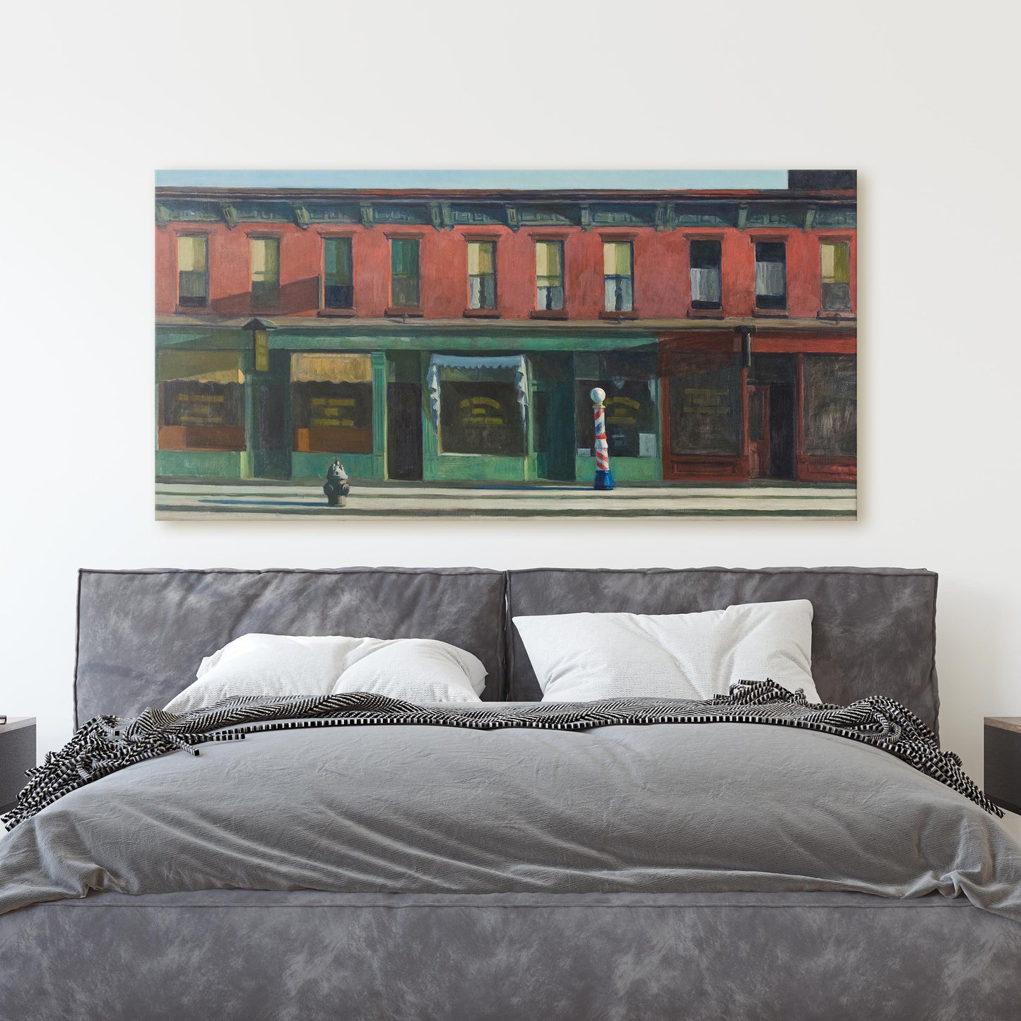 Early Sunday Morning by Edward Hopper