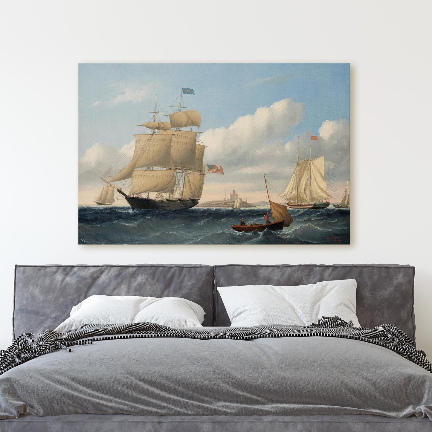The Whaleship "Emma C. Jones" off Round Hills, New Bedford William Bradford