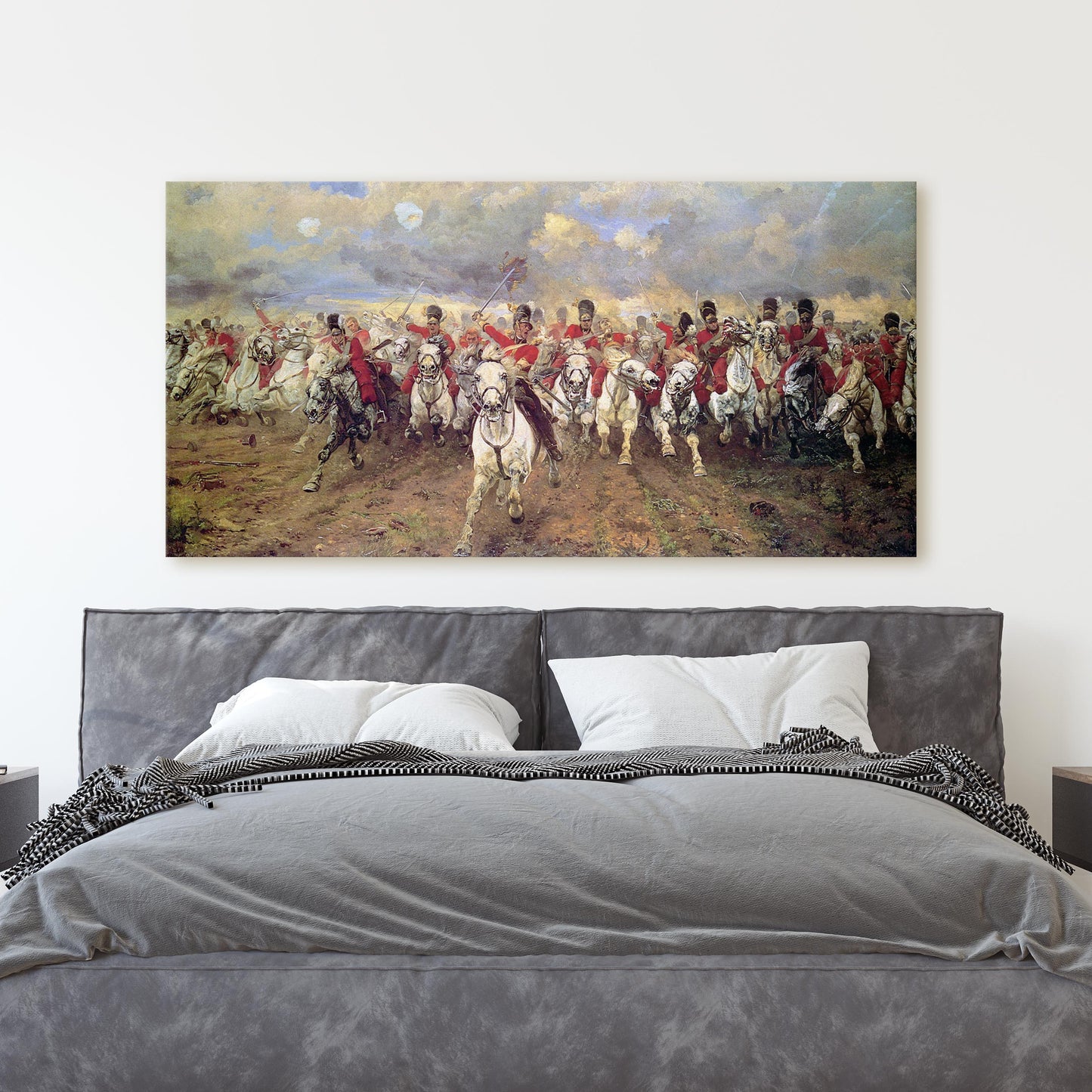 Scotland Forever Cavalry Charge of the Royal Scots Greys Battle of Waterloo By Lady Elizabeth Butler
