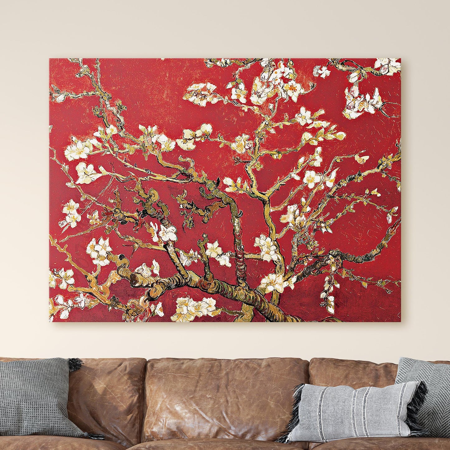Red Almond Blossom by Van Gogh