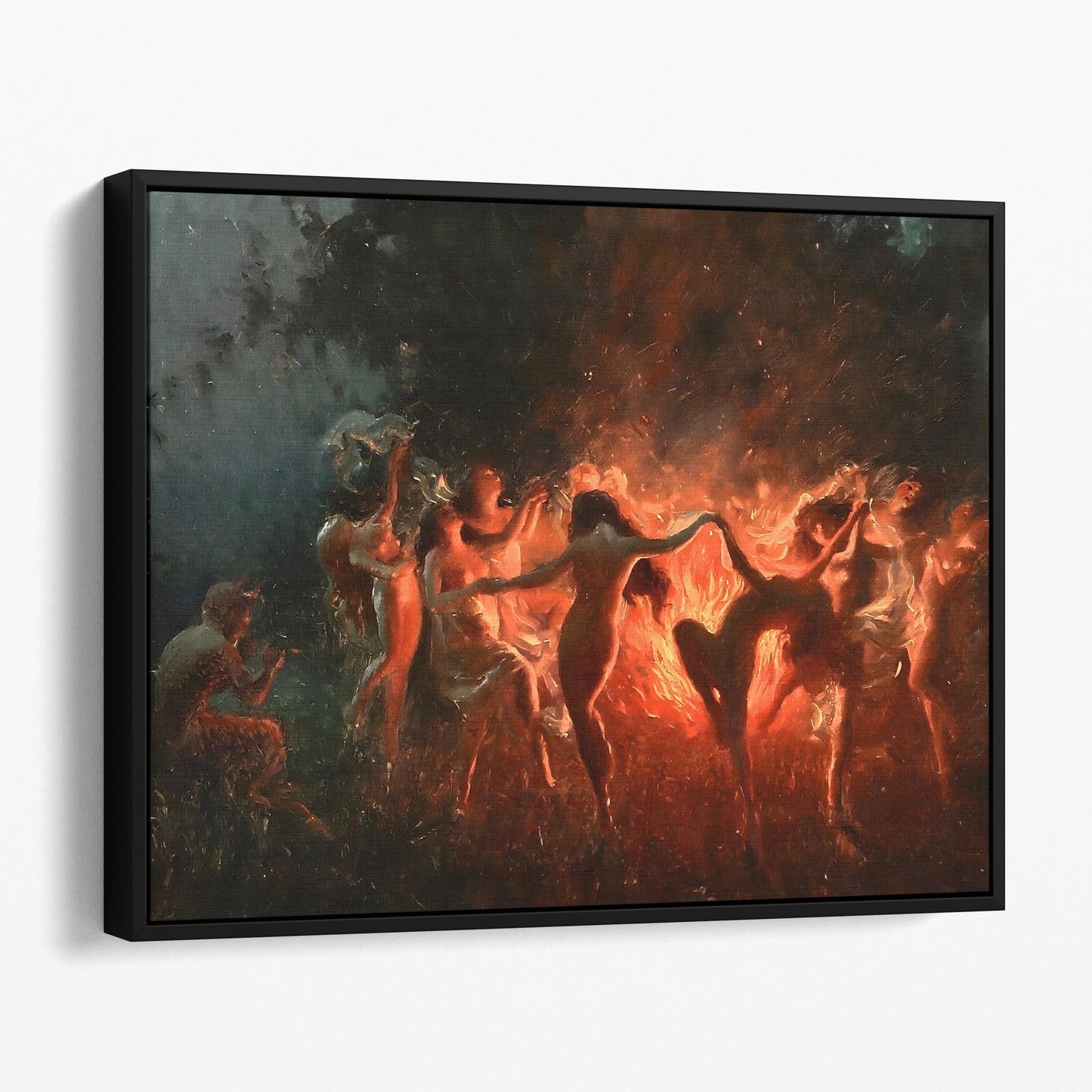 Nymphs Dancing to Pan’s Flute