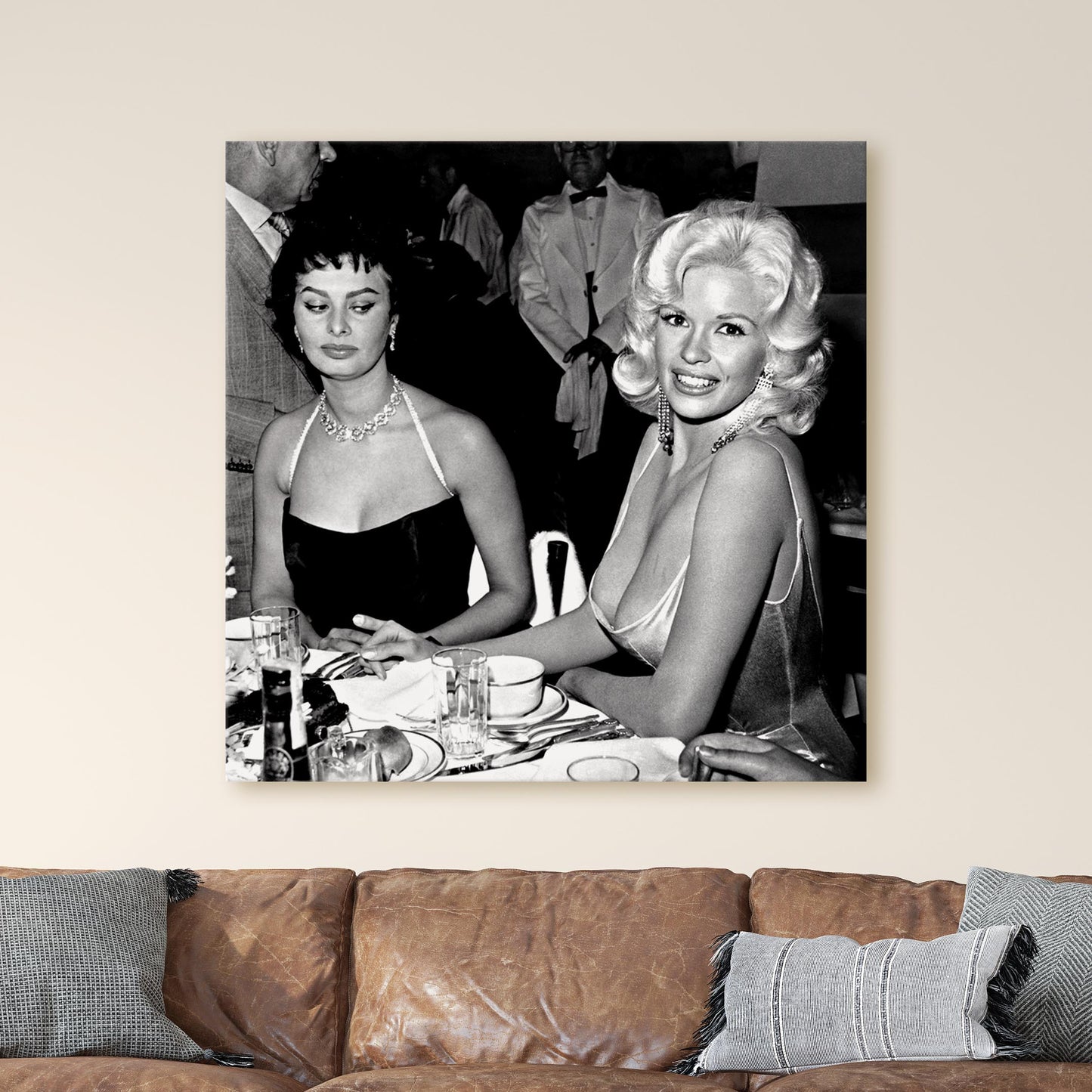 Jayne Mansfield Sophia Loren Side Eye