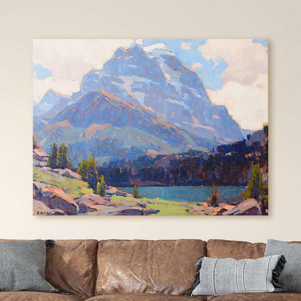 Shadowed Peaks - Edgar Payne