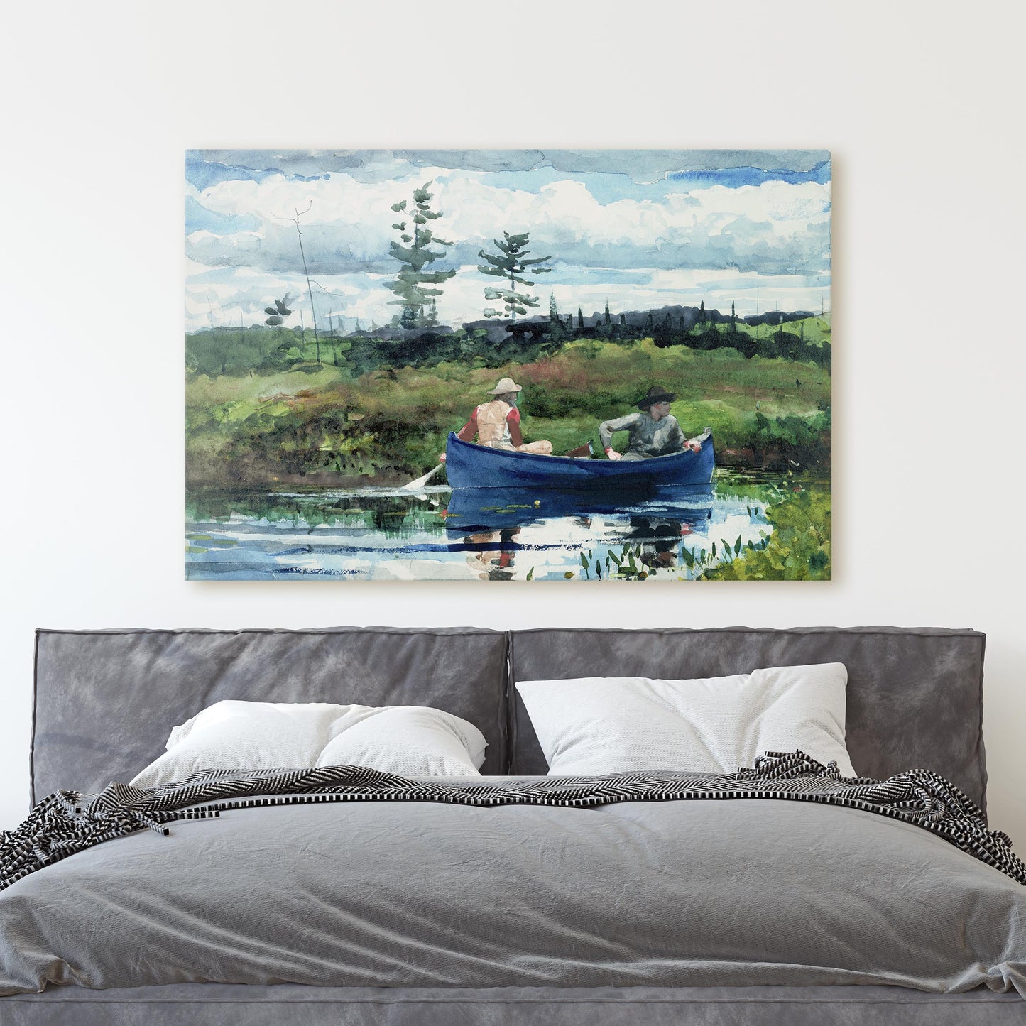 The Blue Boat by Winslow Homer