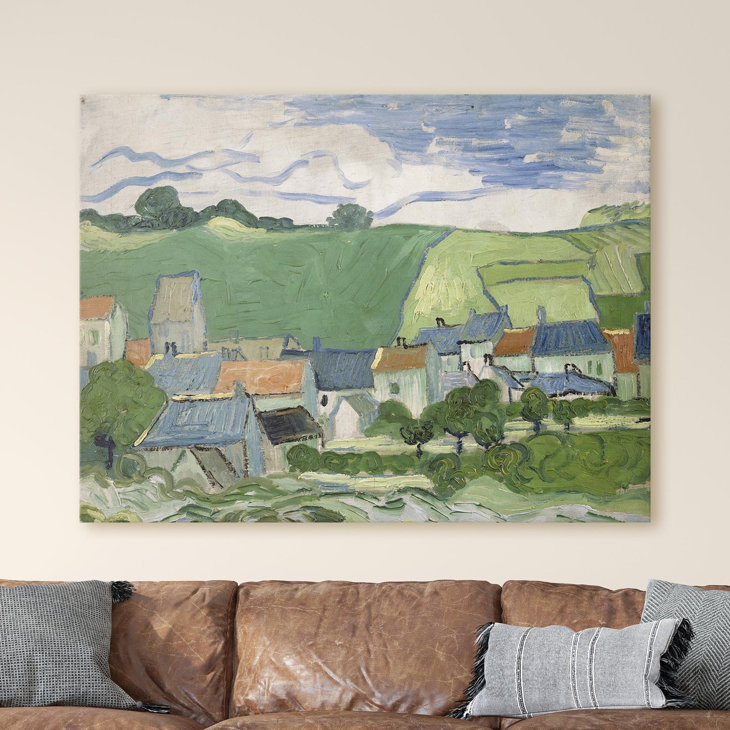 View of Auvers - Vincent Van Gogh