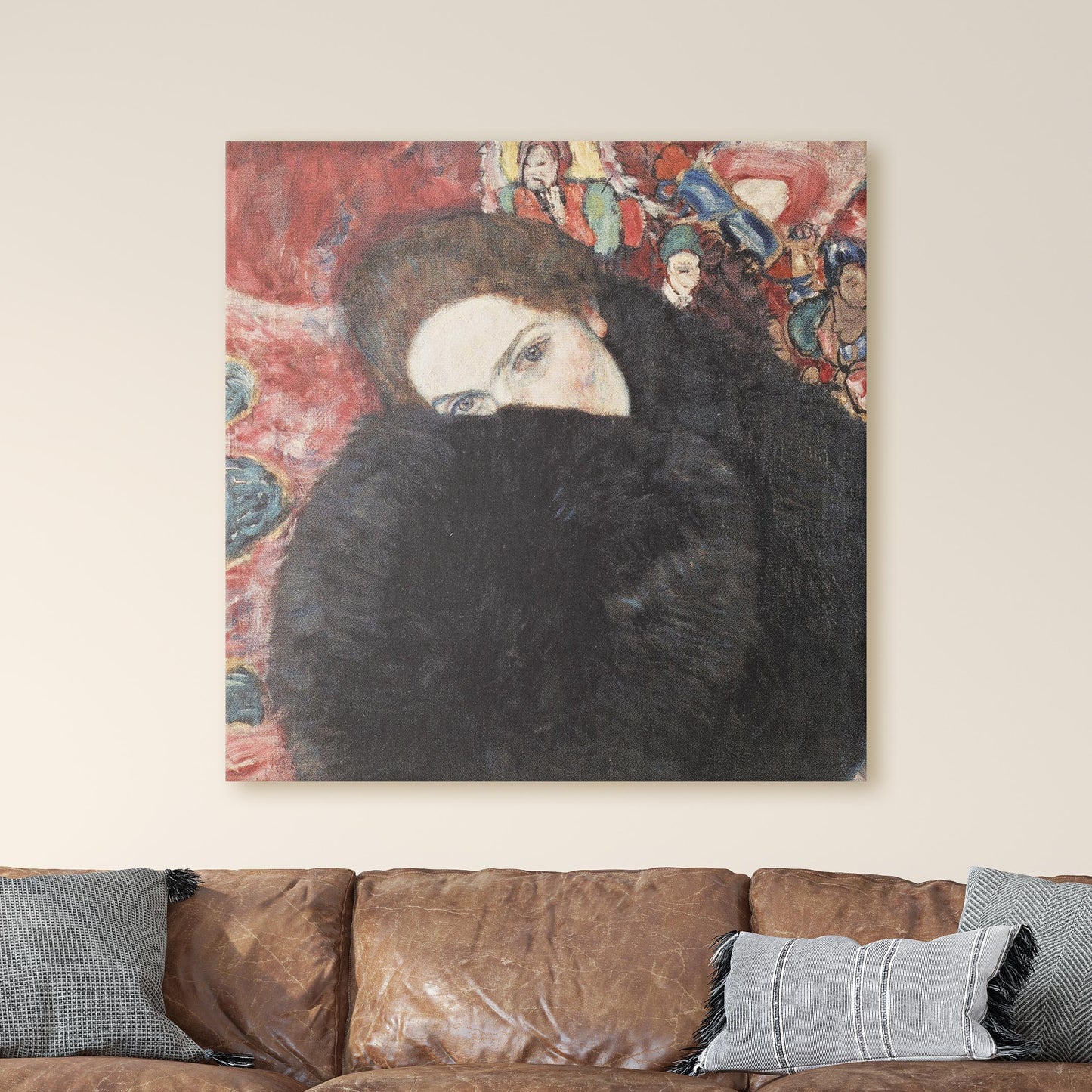 Lady with a Muff by Gustav Klimt