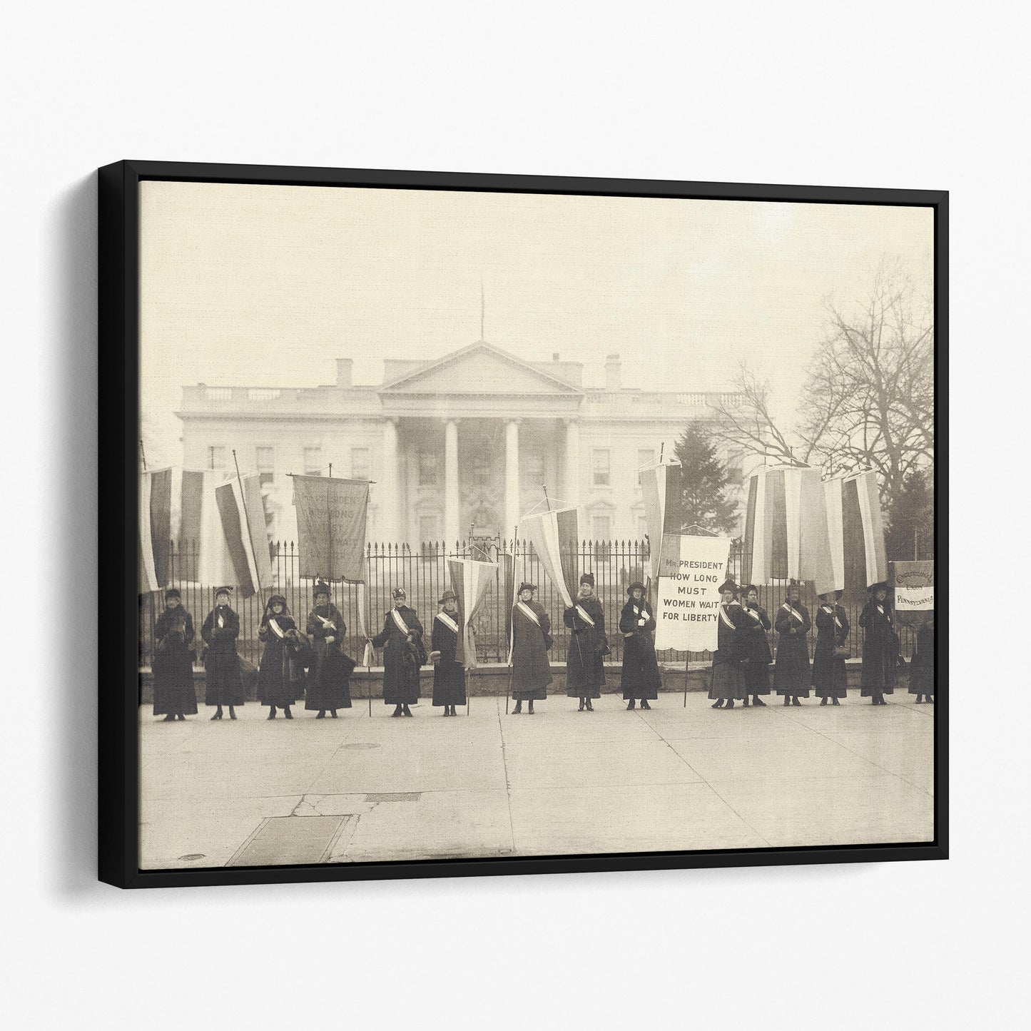 Women's Suffrage Protest at the White House c. 1917