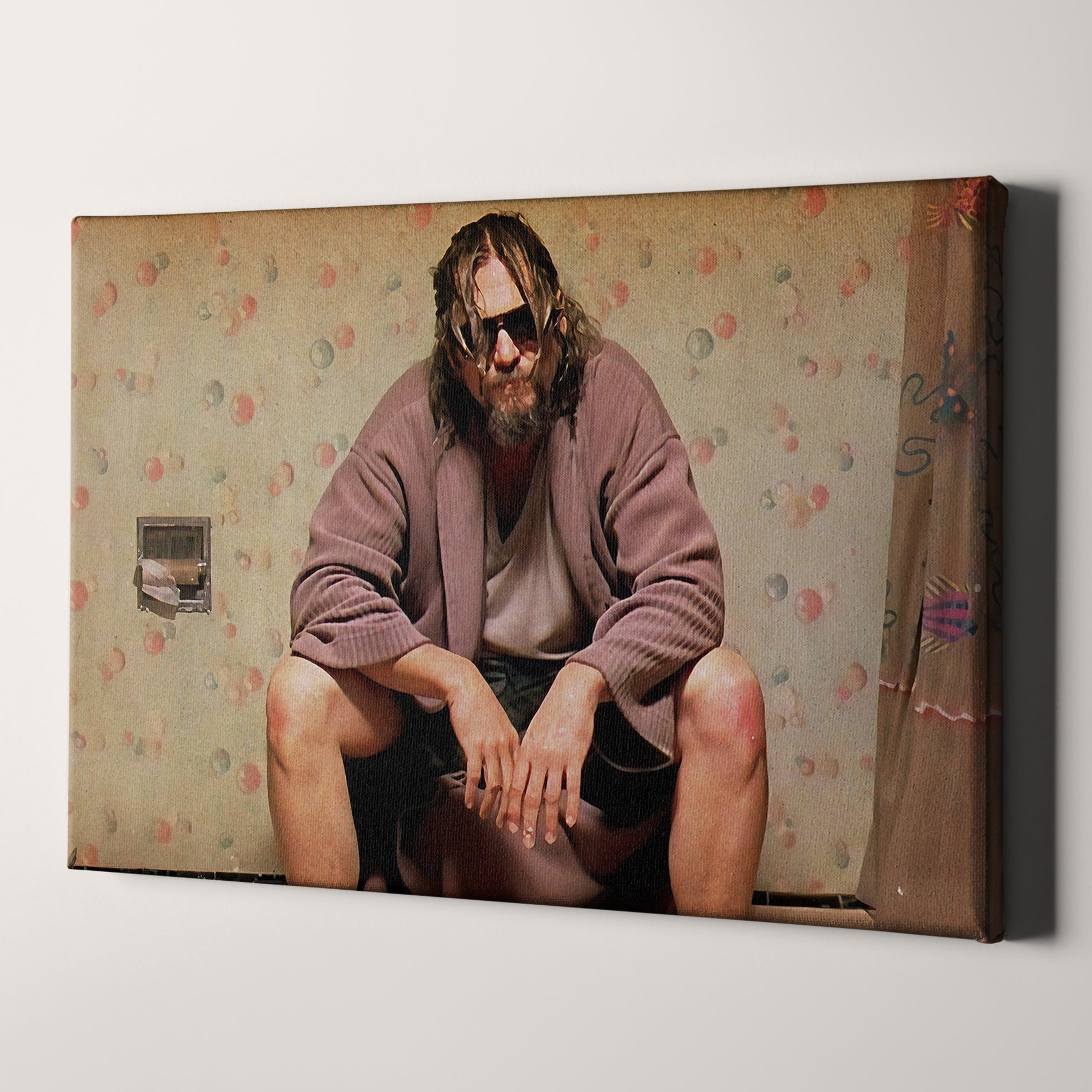 The Big Lebowski Bathroom Scene Canvas Wall Art Prints – Big Canvas Art ...