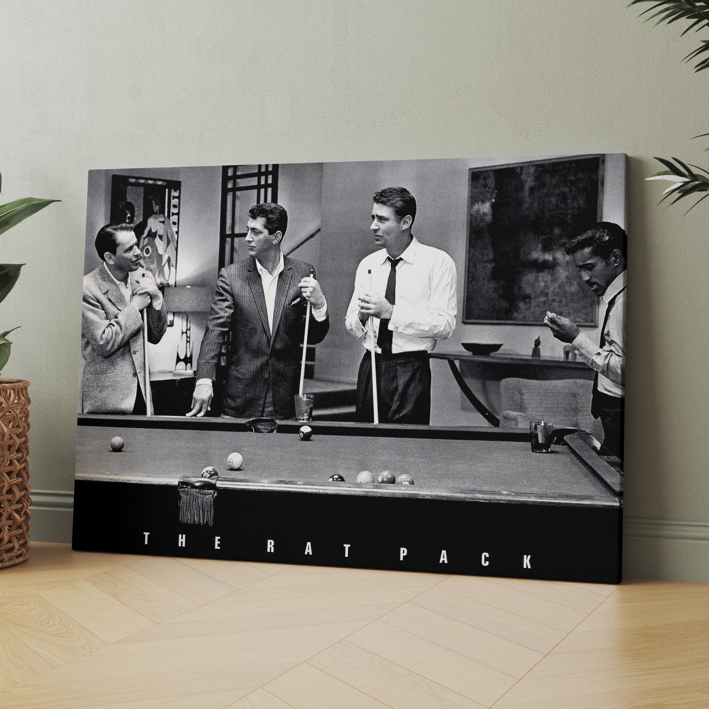 The Rat Pack Playing Pool in Ocean's 11