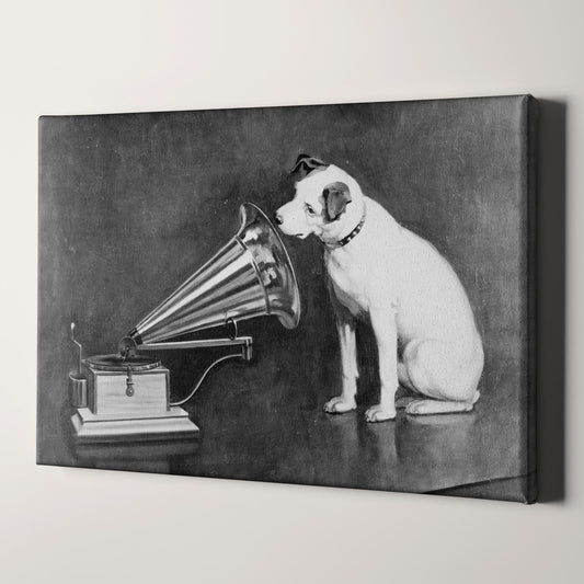 Nipper the Dog Listening to a Phonograph 1898