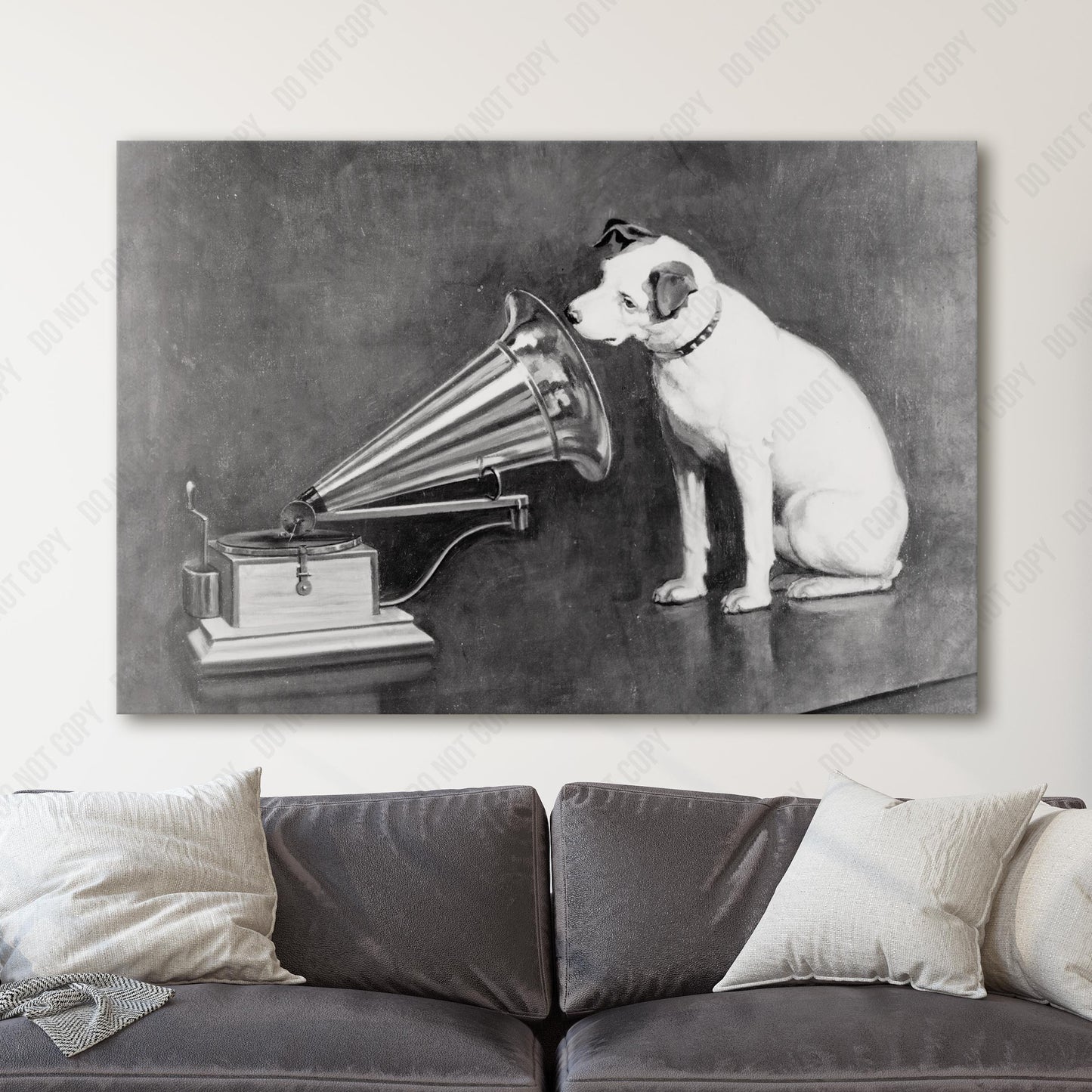 Nipper the Dog Listening to a Phonograph 1898