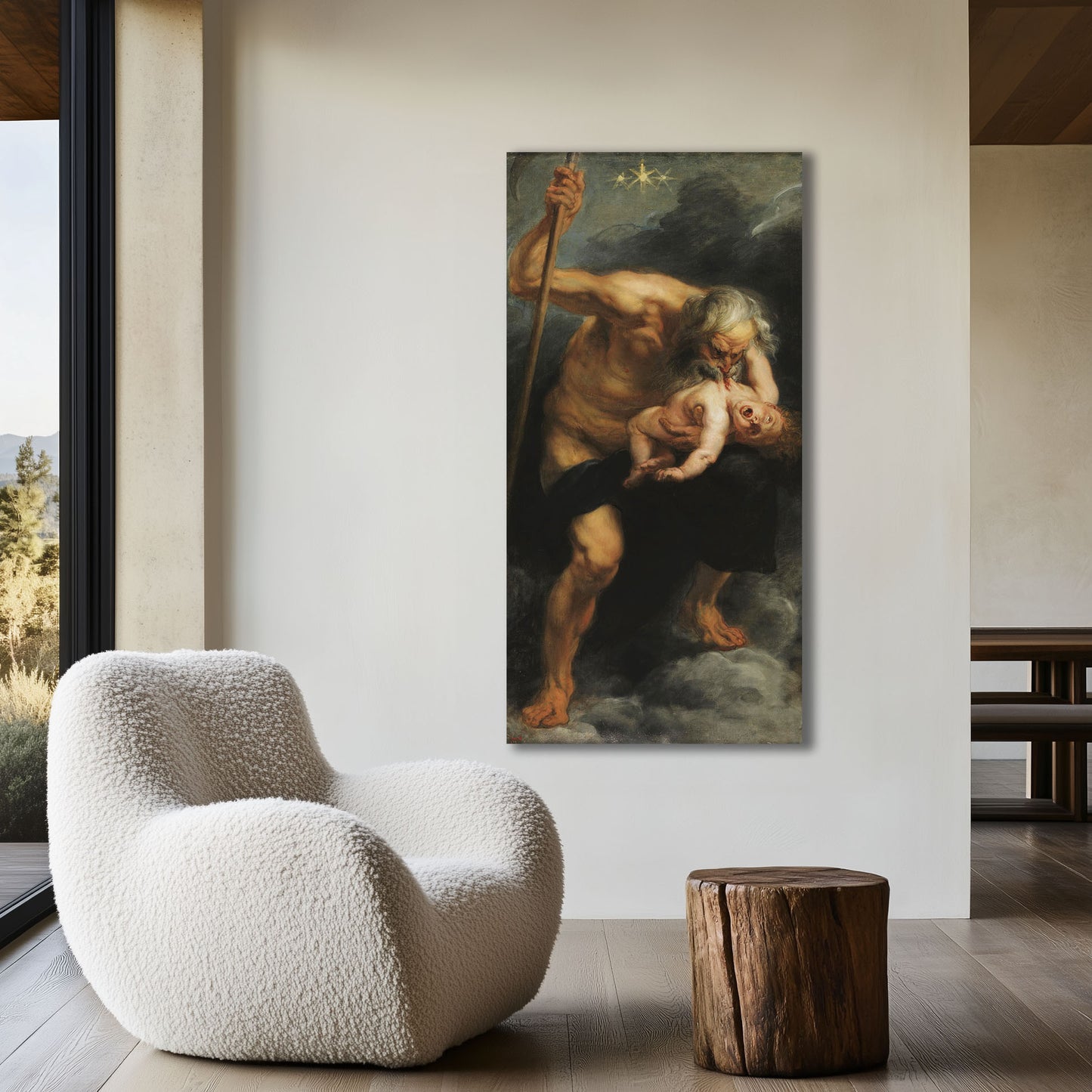 Saturn Devouring His Son by Rubens