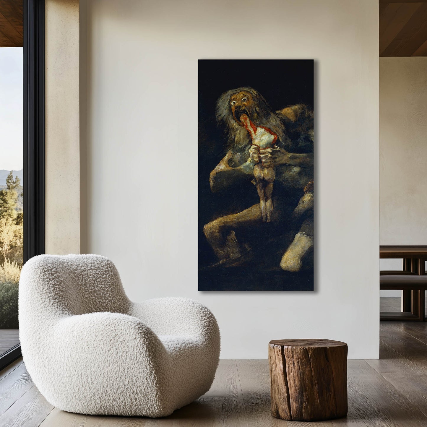 Saturn Devouring His Son by Francisco Goya