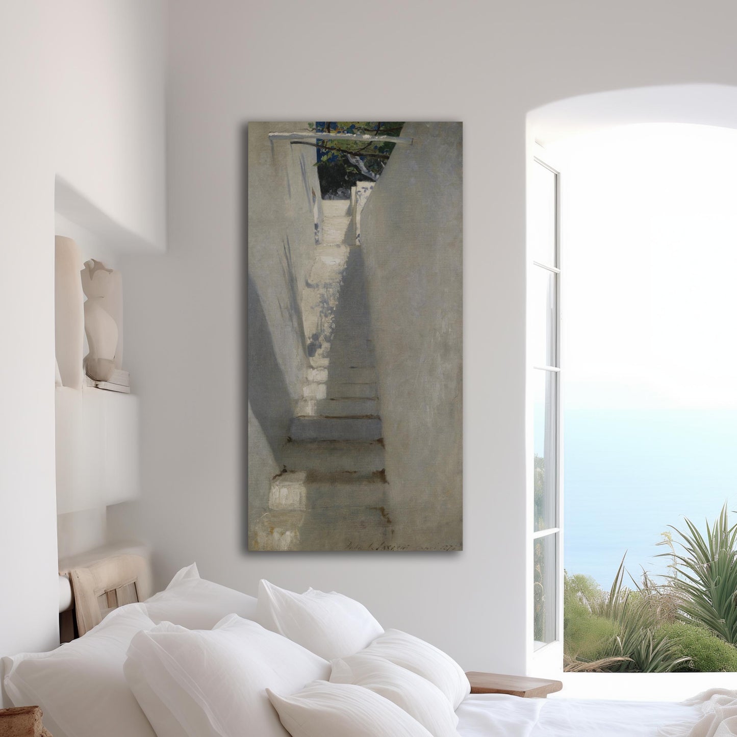 Staircase in Capri by John Singer Sargent