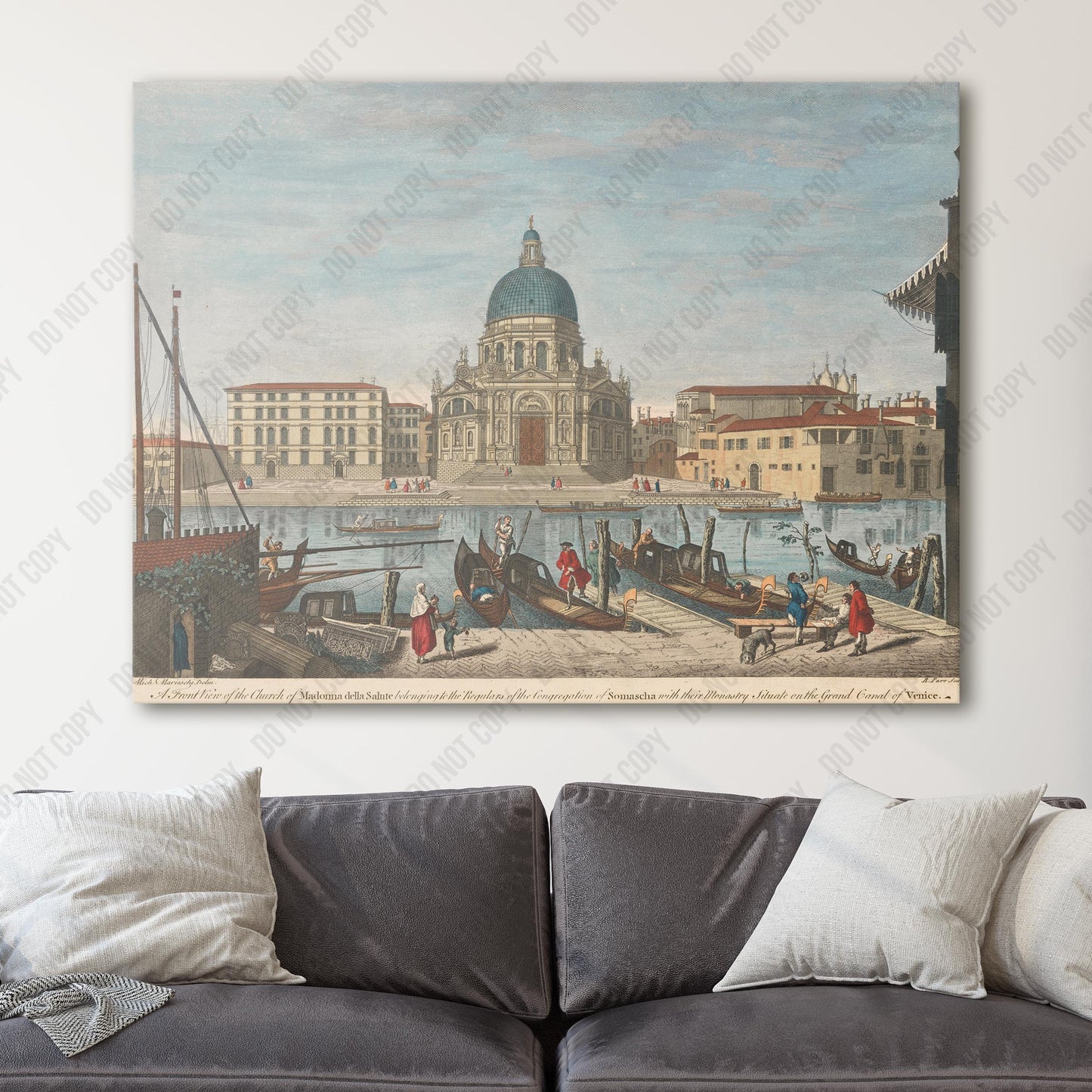 Church of Madonna della Salute on the Grand Canal of Venice