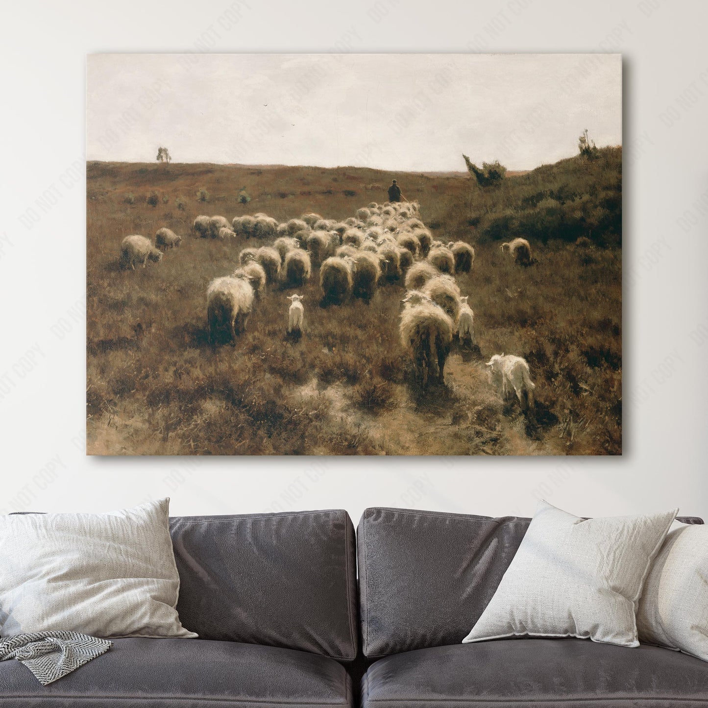 A Shepherd And His Flock