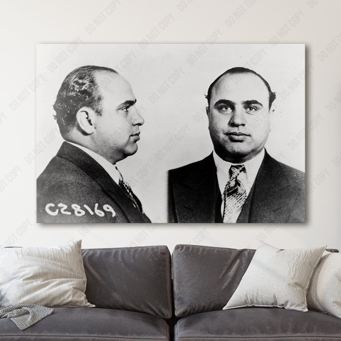 Al Capone 1930s Chicago Prison Mug Shots
