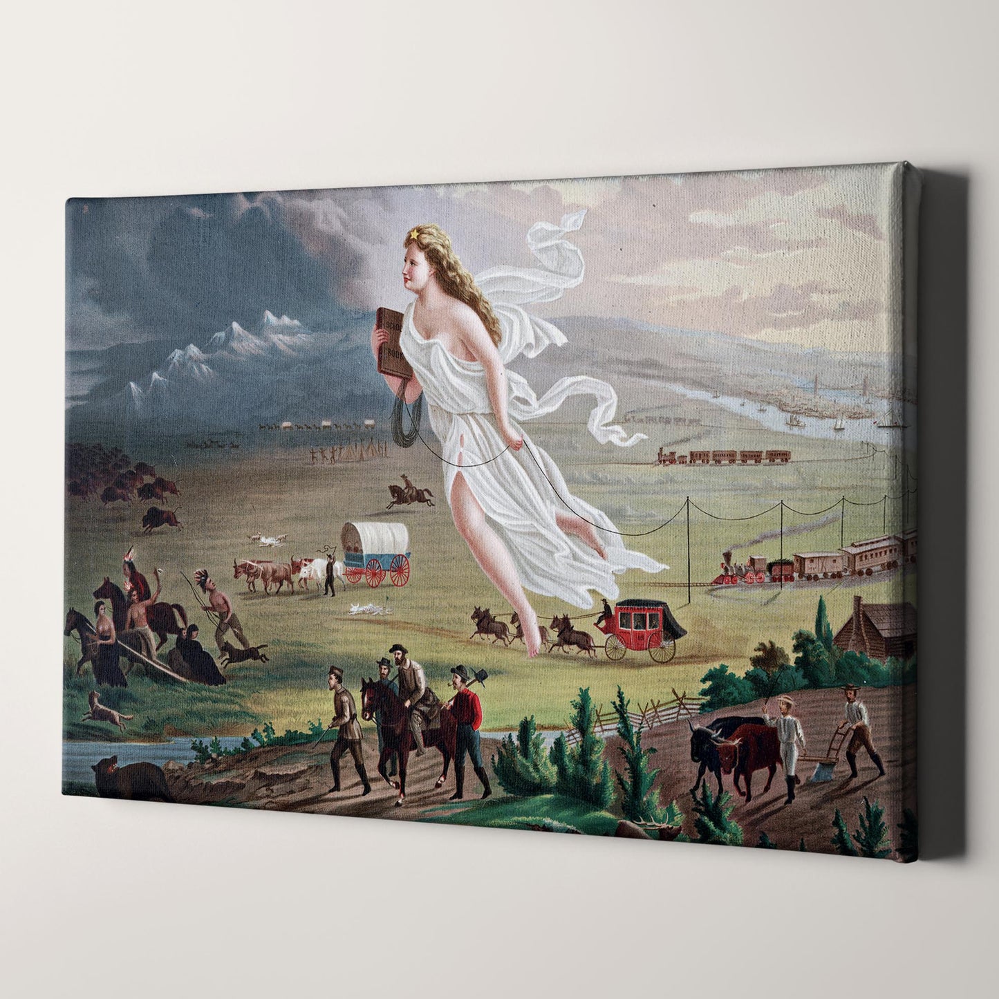 American Progress by John Gast  - Manifest Destiny