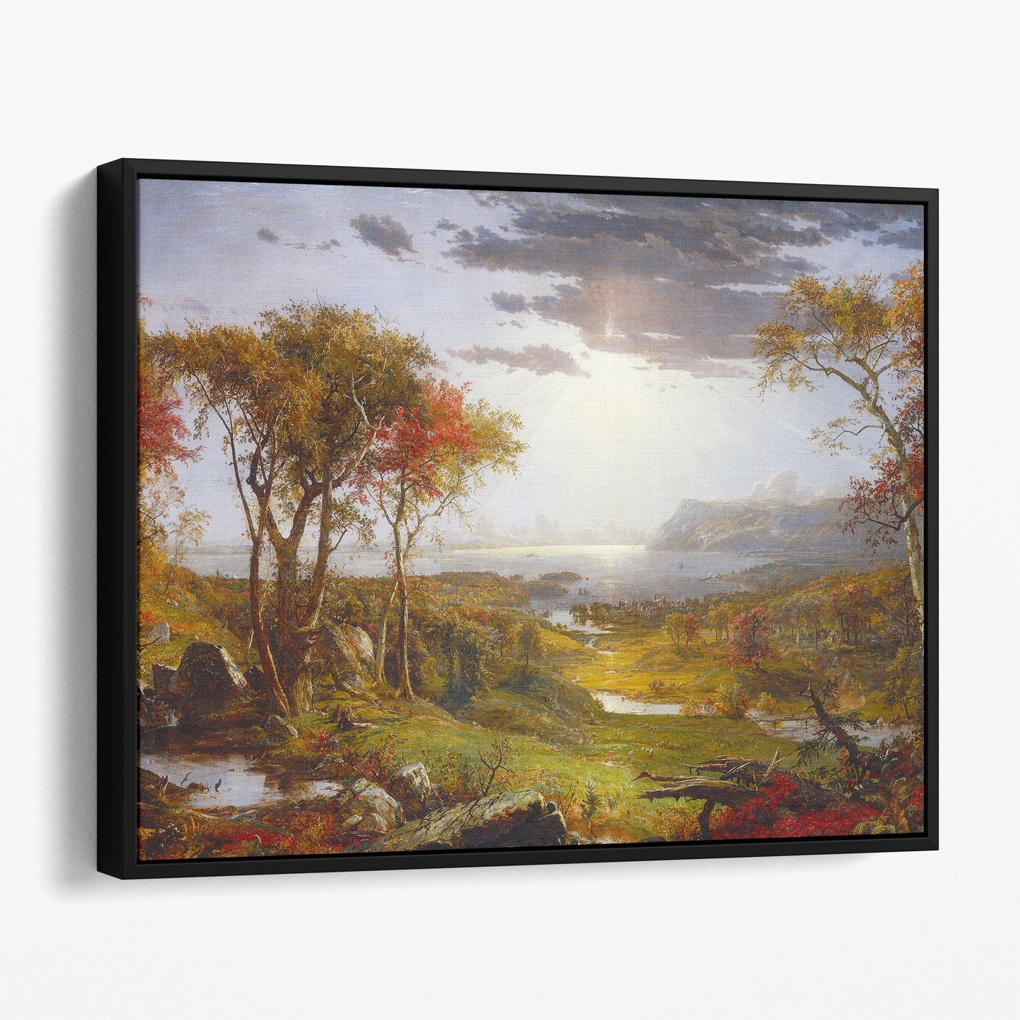 Autumn on the Hudson River by Jasper Francis Cropsey