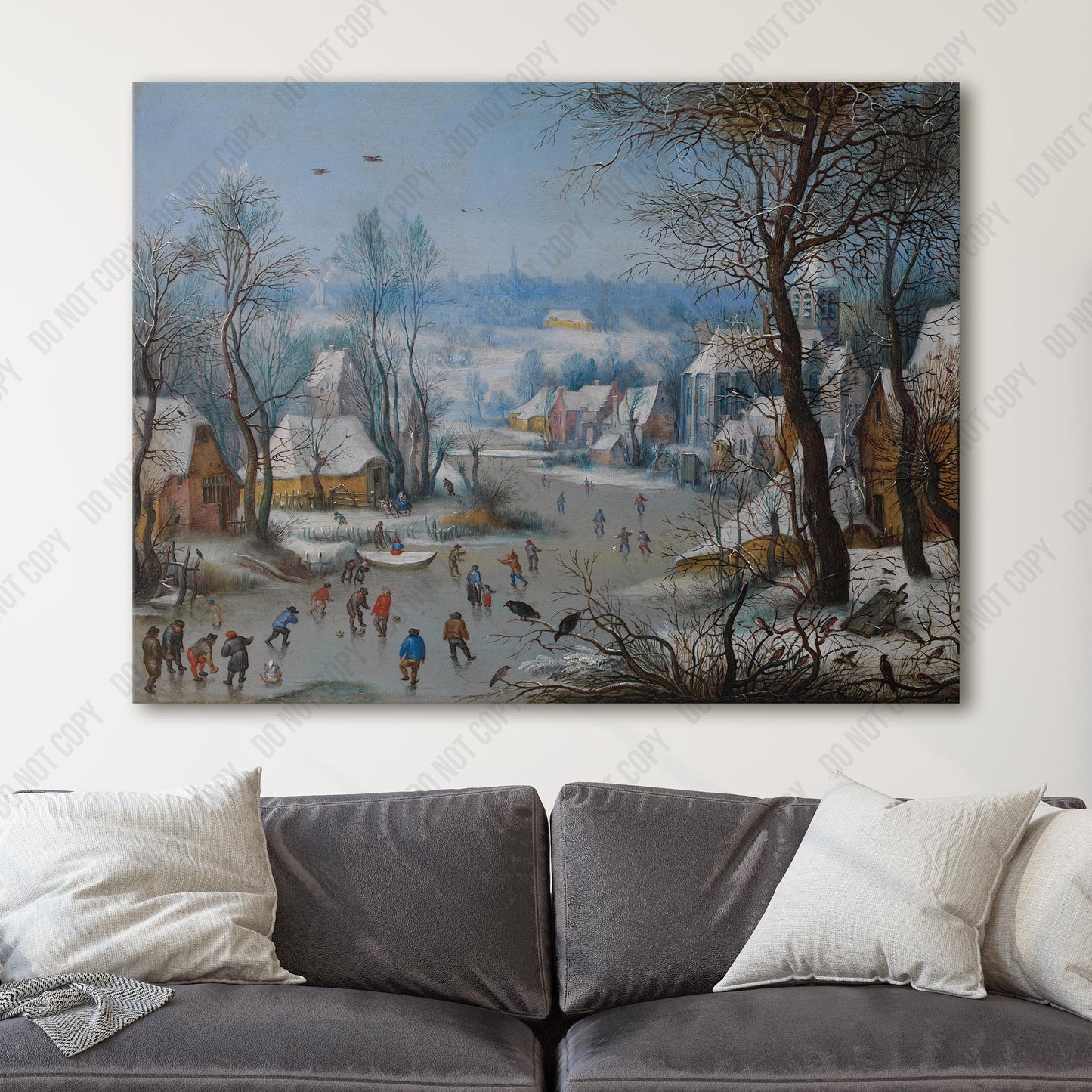 Winter Scenery by Pieter Bruegel the Elder