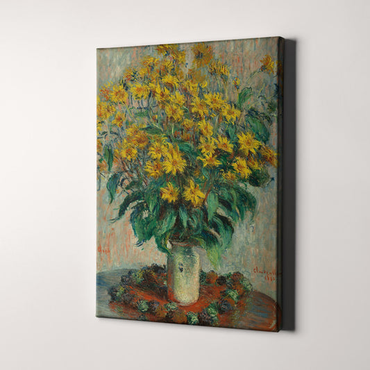 Jerusalem Artichoke Flowers (1880) by Claude Monet