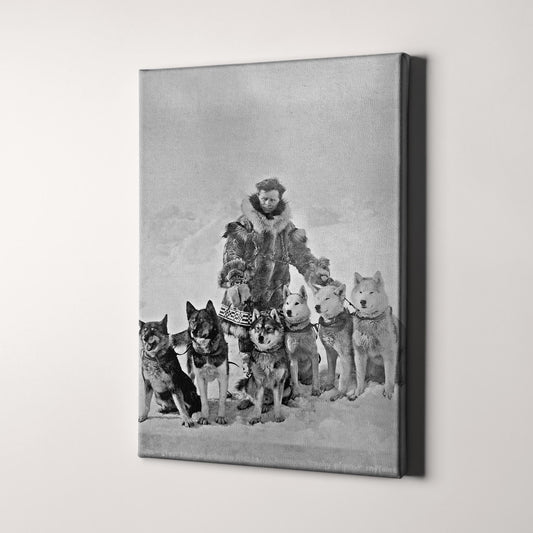 Balto Siberian Husky Dog - Togo Leonhard Seppala With Dogs