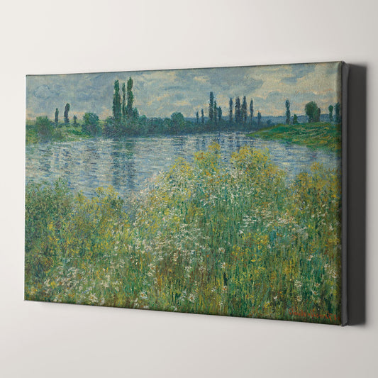 Banks of the Seine, Vétheuil, (1880) by Claude Monet