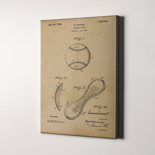 Baseball Patent Blueprint