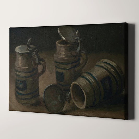 Beer Tankards (1885) by Van Gogh