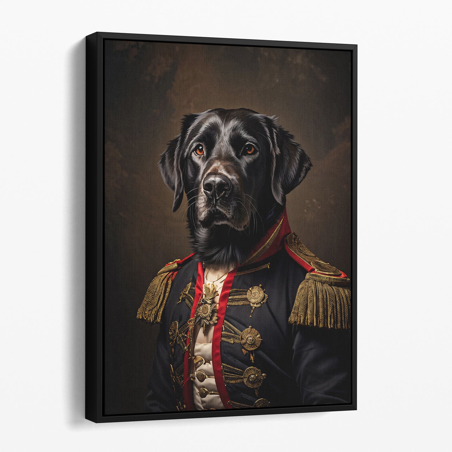 Black Labrador Aristocrat Portrait