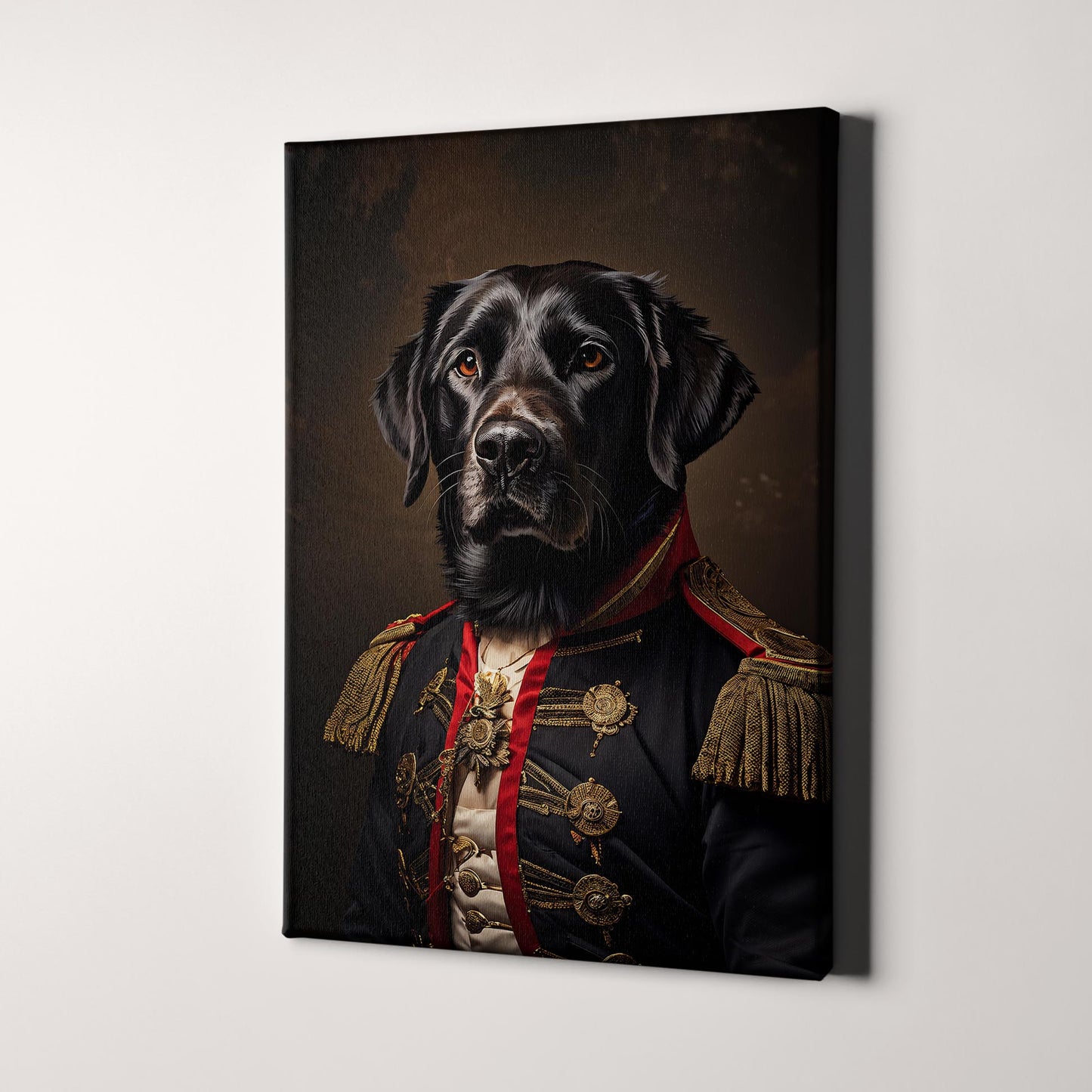 Black Labrador Aristocrat Portrait