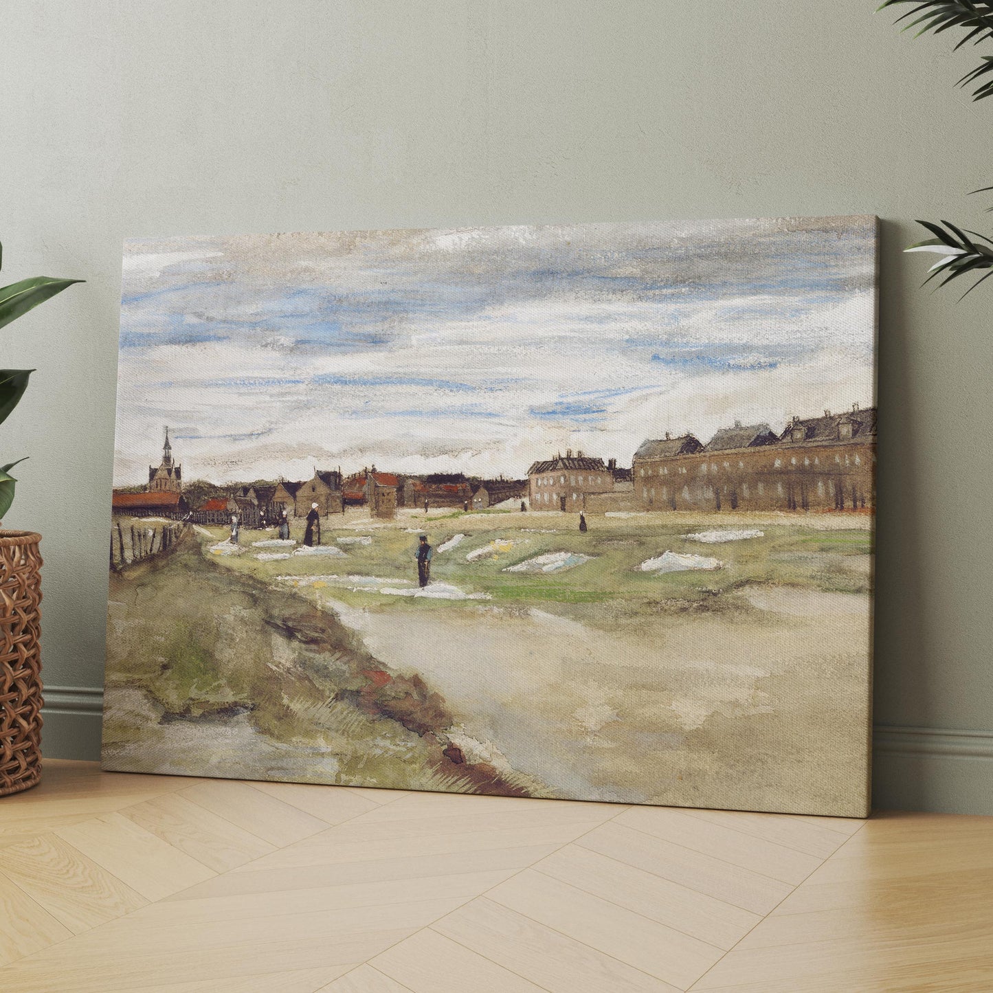 Bleaching Ground at Scheveningen (1882) by Van Gogh