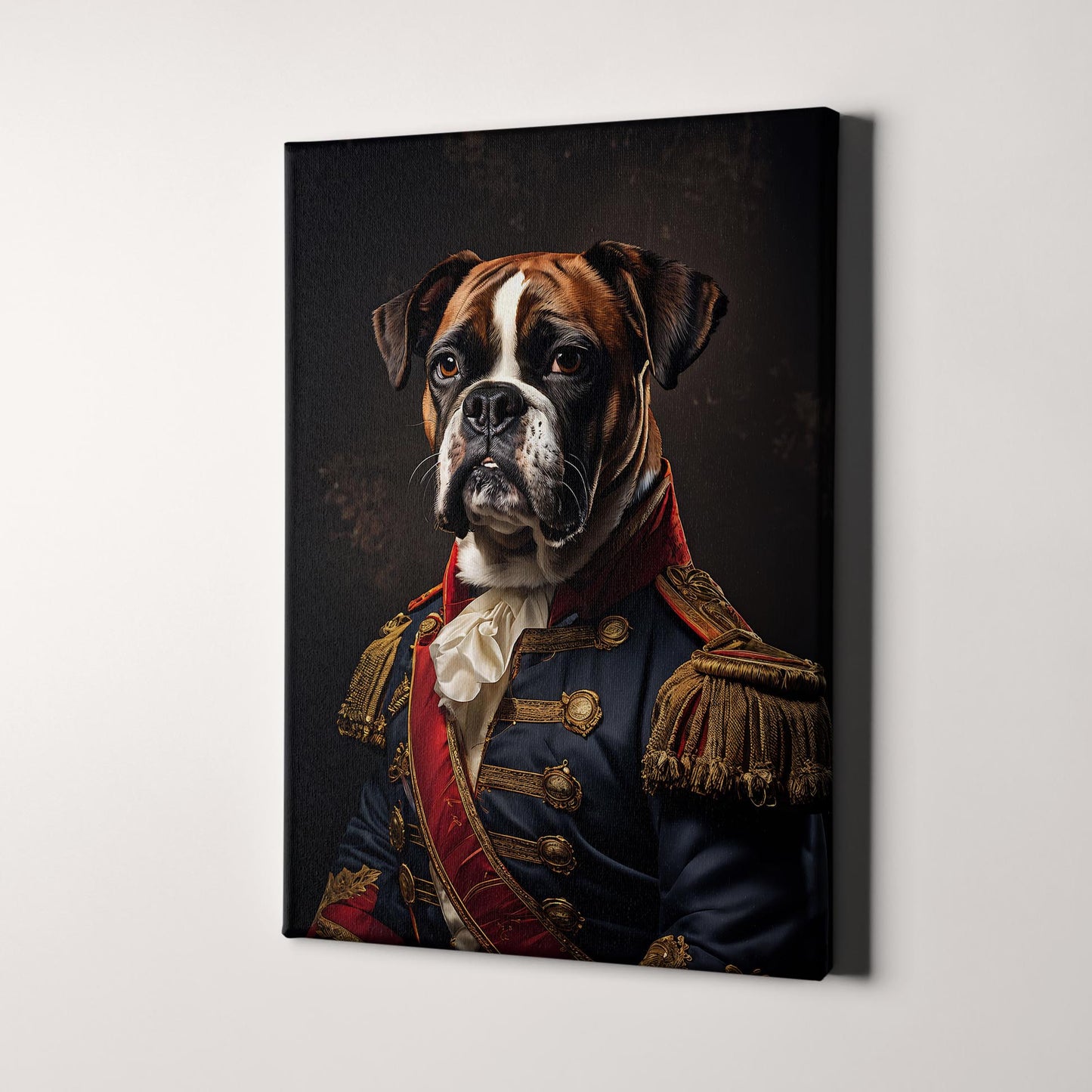 Boxer Dog Aristocrat Portrait