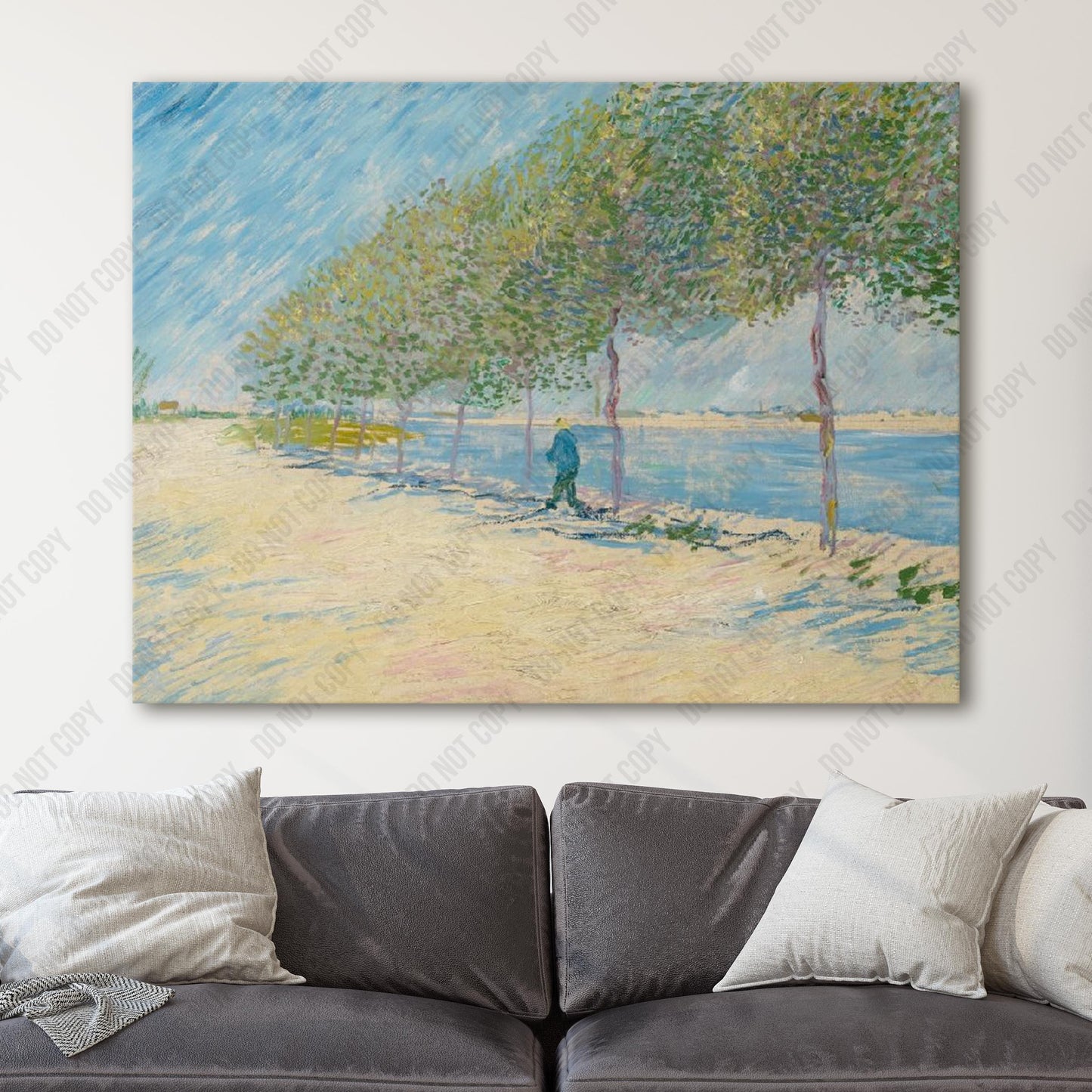 By the Seine (1887) by Van Gogh