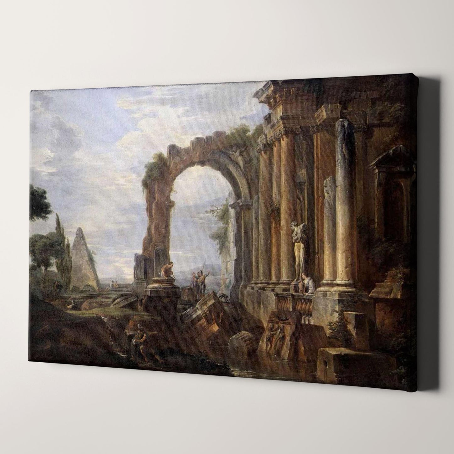 Capriccio of Classical Ruins by Giovanni Paolo Panini