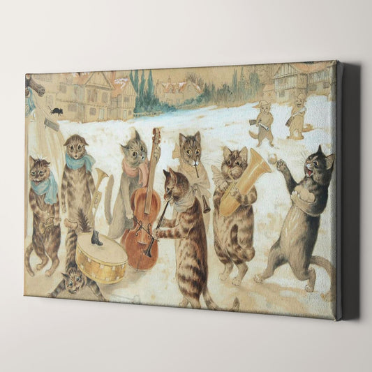 Cats Playing in a Band